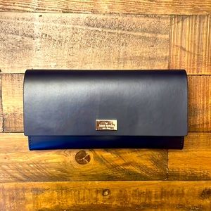 Kate Spade Leather Navy/Red Wallet
